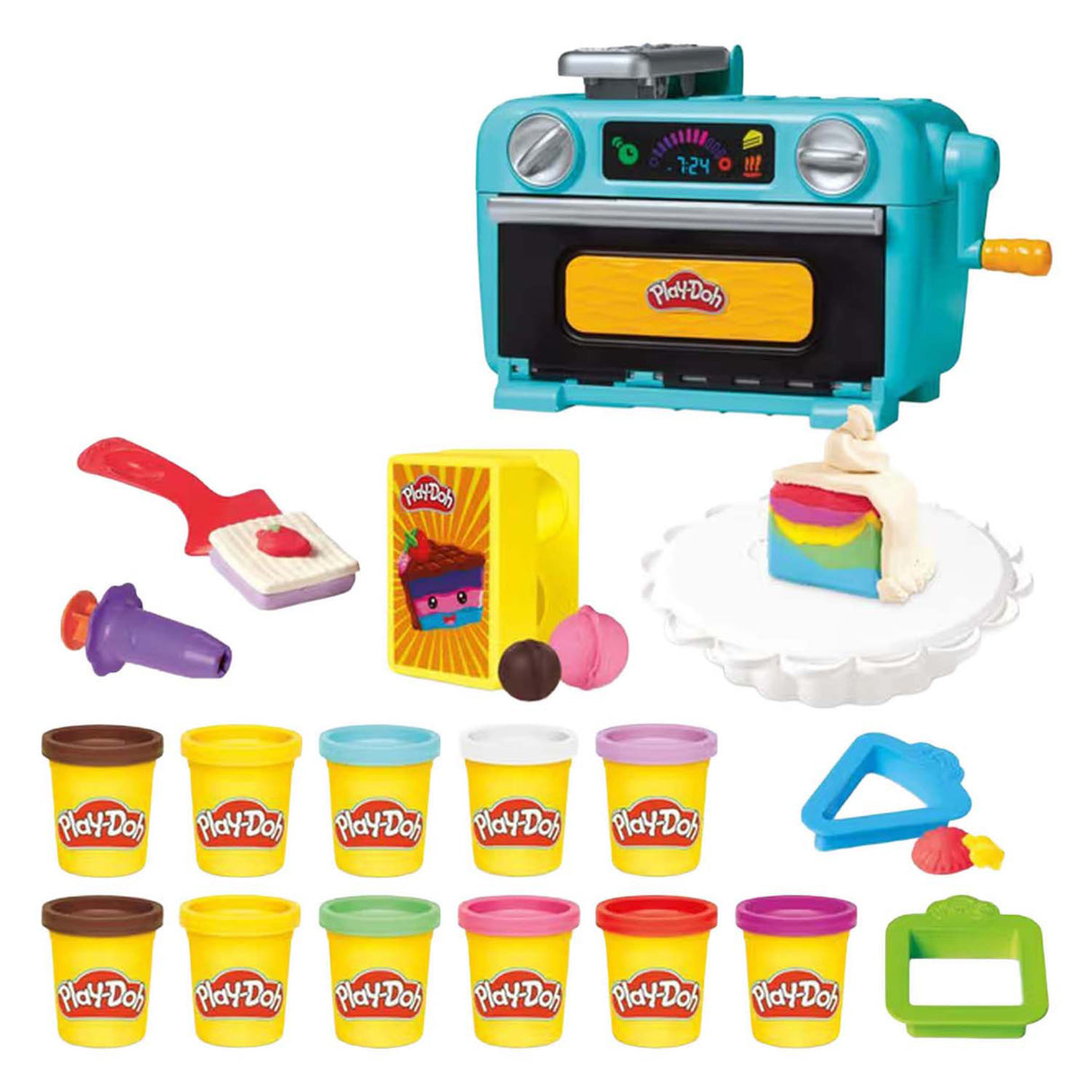 Play-doh super slice cake playset