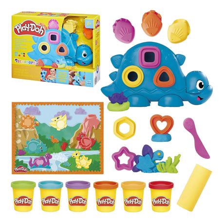 Play-doh Formen a Faarwen Dinosaurier