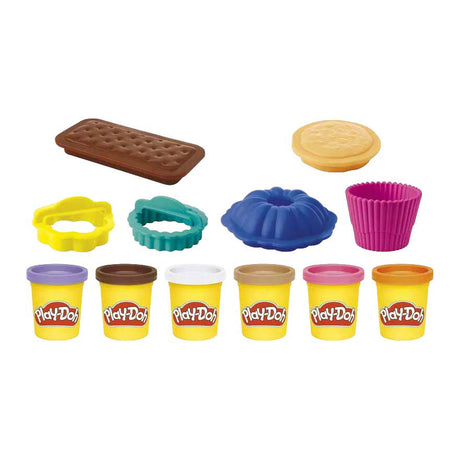 Play-doh nedidelė kepyklėlė - 6 moliniai puodai