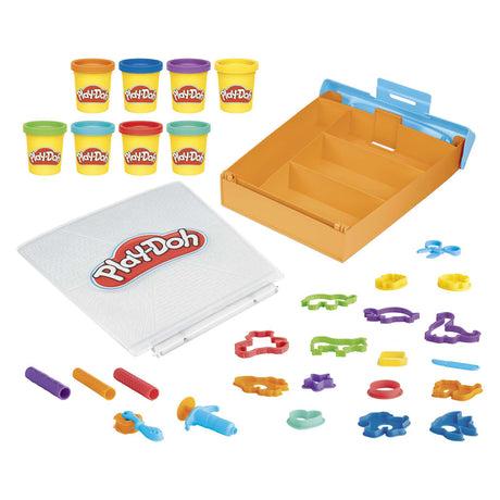 Play-Doh fantasy animals storage set - 8 clay pots