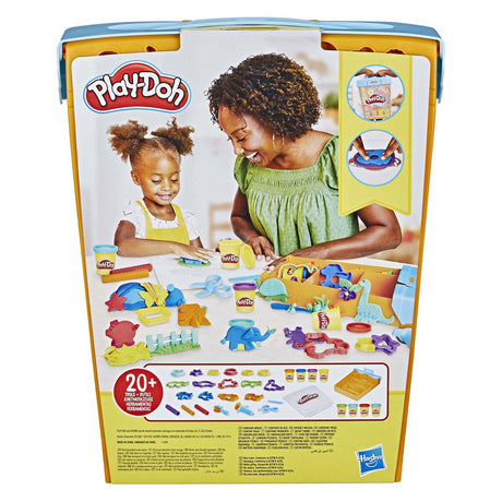 Play-Doh fantasy animals storage set - 8 clay pots
