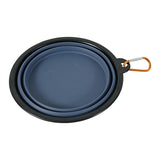 Zolux bvk foldable silicone food bowl blue