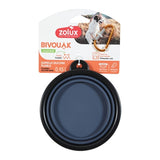 Zolux bvk foldable silicone food bowl blue