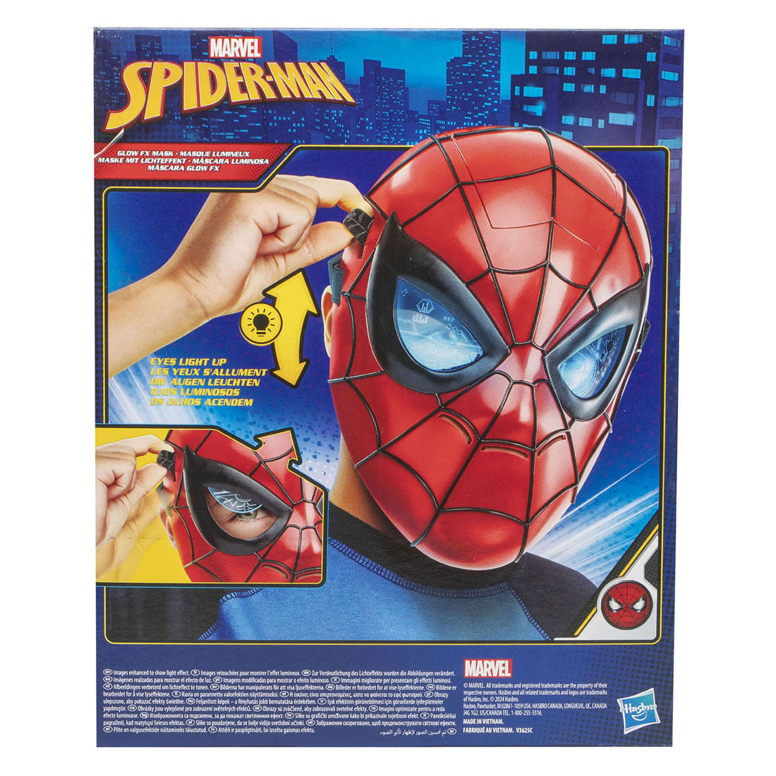 Marvel Spiderman Glow fx Mask