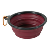 Zolux BVK foldable silicone food bowl red