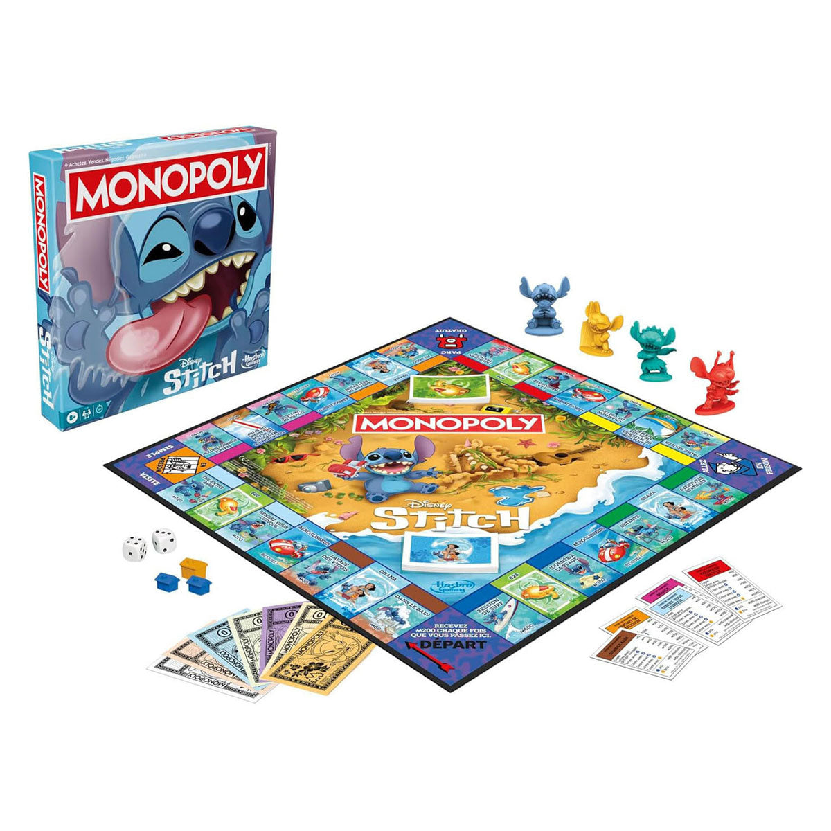 Monopol disney stitch - brädspel - franska