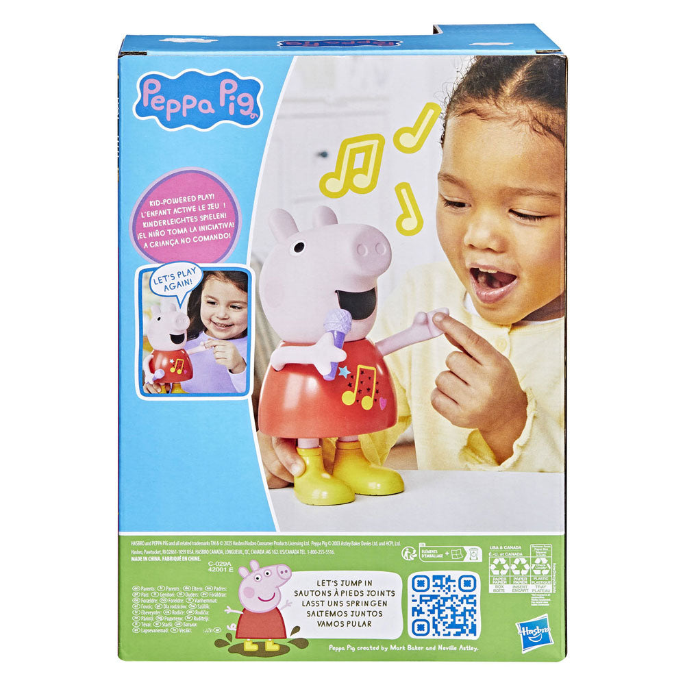 Hasbro peppa pig praat en zing interactief figuur