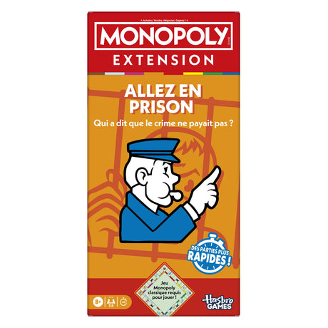 Hasbro monopoly uitbreiding ga naar de gevangenis