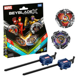 Beyblade x marvel thanos iron man