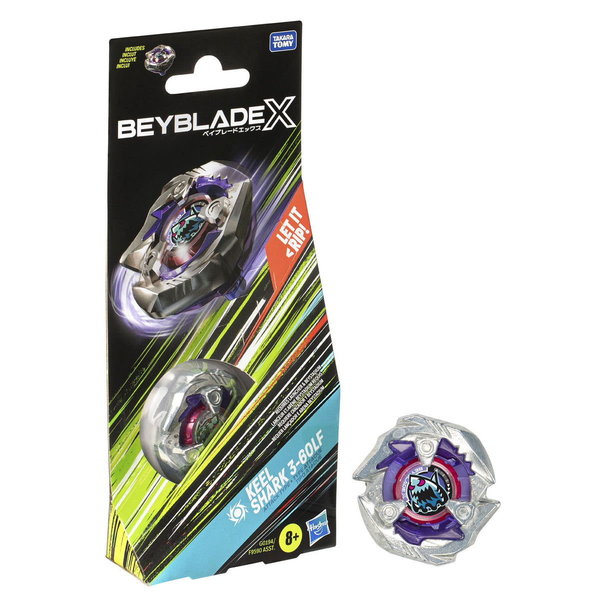 Hasbro beyblade x booster single top speeltol