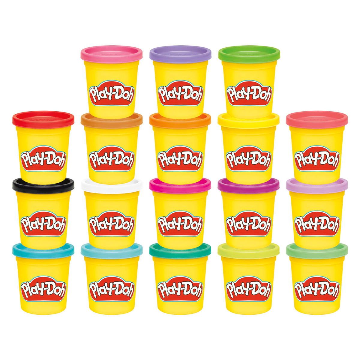 Play-doh just imagine - 18 jars of 84 grams - different colors