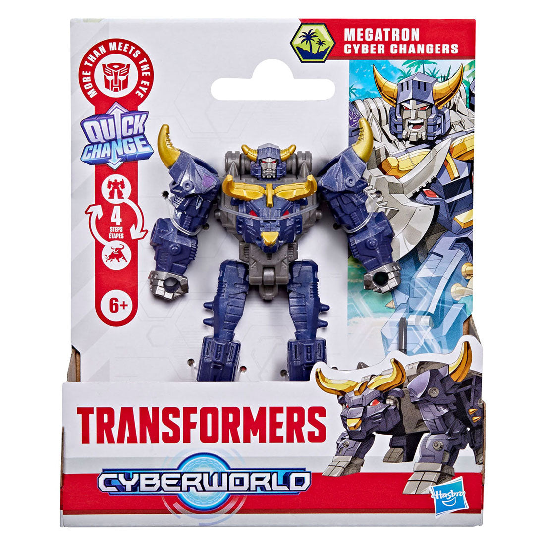 Hasbro transformers cyberworld megatron cyber changers robot