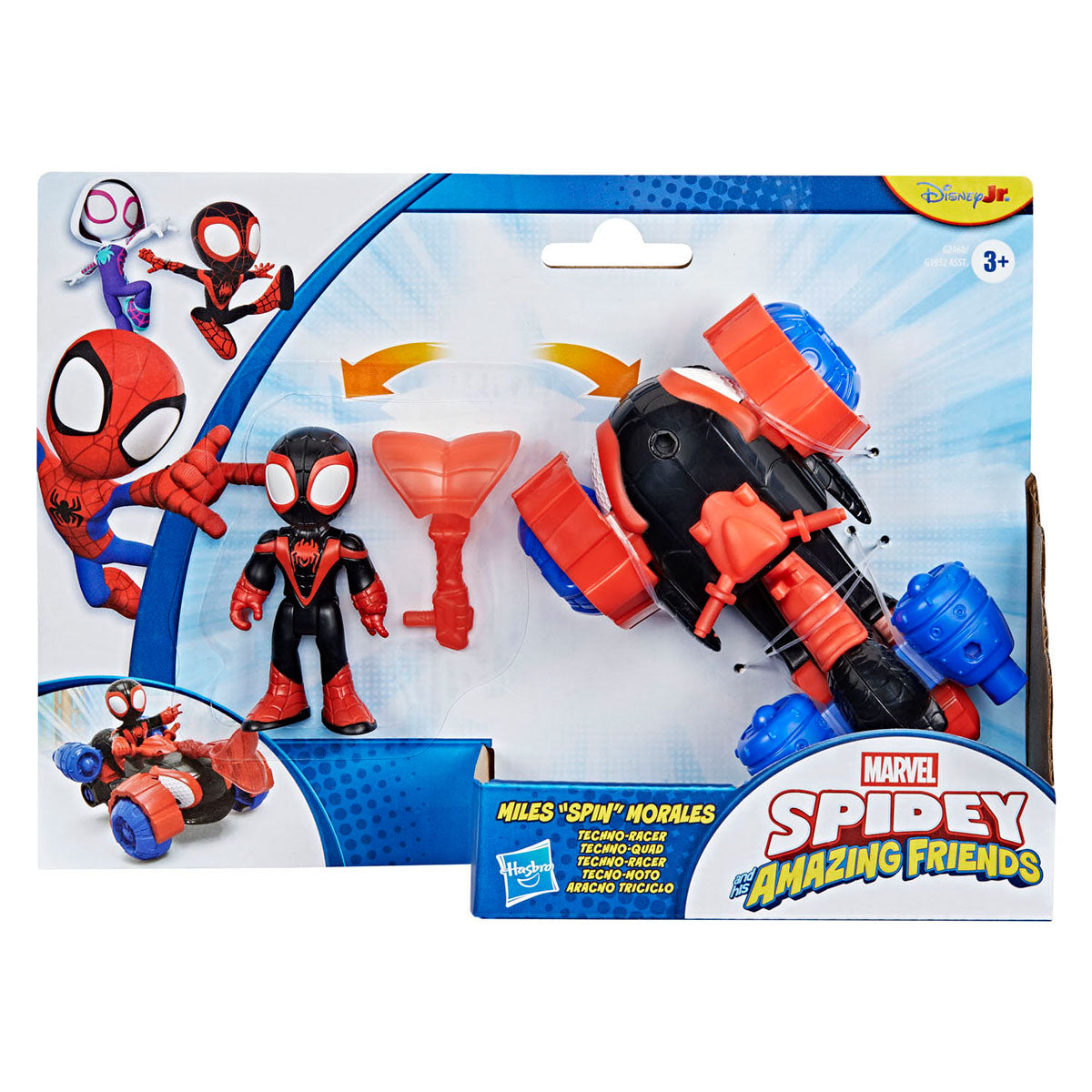 Marvel Spider e seus incríveis amigos Miles Morales Techno Racer