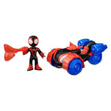 Marvel Spider e seus incríveis amigos Miles Morales Techno Racer