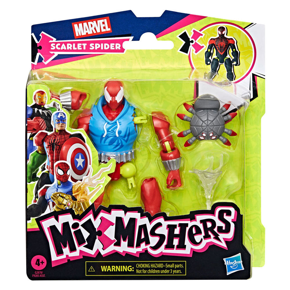 Hasbro mixmashers marvel scarlet spider speelfiguur