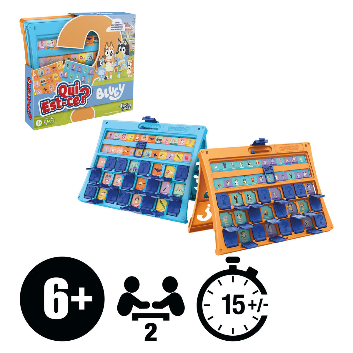 Hasbro guess who? bluey fr