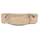 Trixie bolsa de quadril com cinto largo bege