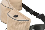 Trixie bolsa de quadril com cinto largo bege