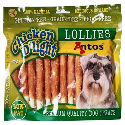 Antos chicken d'light lollipops