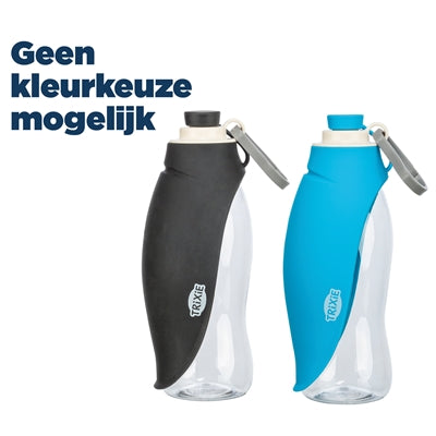 Trixie drinking bottle with silicone tray assorted