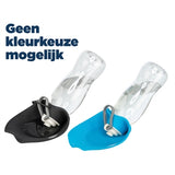 Trixie drinking bottle with silicone tray assorted