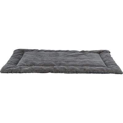 Trixie lounge mat jonna ribbed fabric dark gray