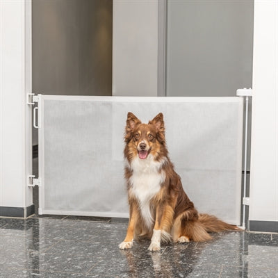 Trixie dog gate retractable gate white