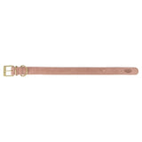 Trixie dog collar pure leather pink