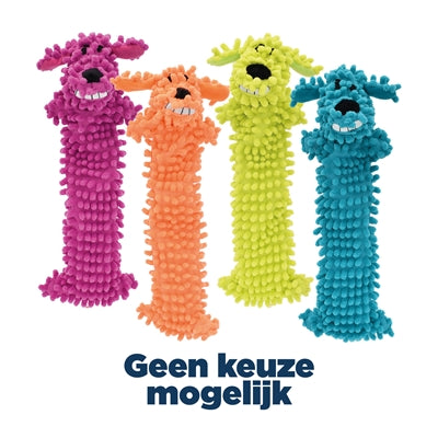 Multipet loofa floppy moppy lightweight without filling assorted