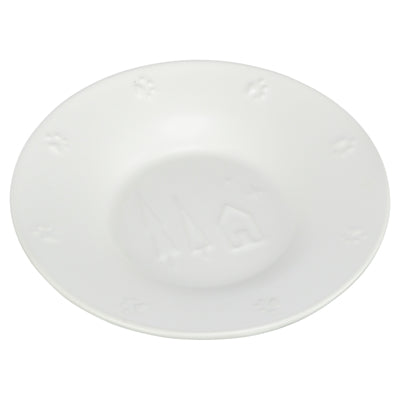 Trixie cat food bowl ceramic white