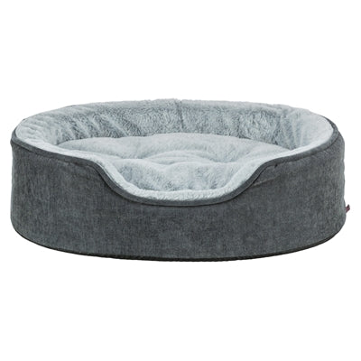 Trixie Vital Hondsbett Lino Soft Oval Grey Hell Grey