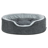 Trixie Vital Hondsbett Lino Soft Oval Grey Hell Grey