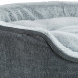 Trixie Vital Hondsbett Lino Soft Oval Grey Hell Grey
