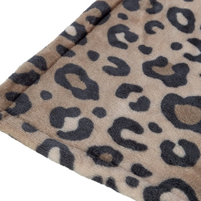Trixie Hondsdecken Leo Soft Plüsch brong Leopard Print