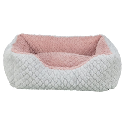 Trixie dog bed kaline mio angular gray old pink