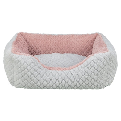 Trixie dog bed kaline mio angular gray old pink