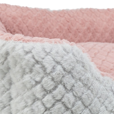 Trixie dog bed kaline mio angular gray old pink