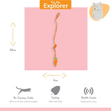 Happy pet tabby patch carrot bungee