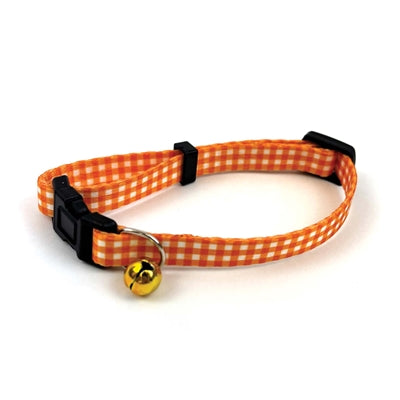 Happy pet tabby patch collar cat diamond orange