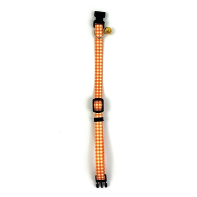 Happy pet tabby patch collar cat diamond orange