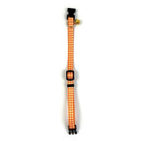 Happy pet tabby patch collar cat diamond orange