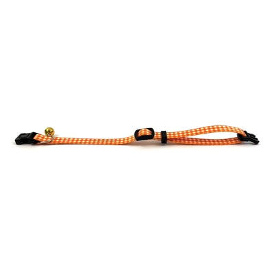 Happy pet tabby patch collar cat diamond orange