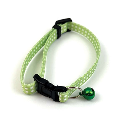 Happy pet tabby patch collar cat diamond green