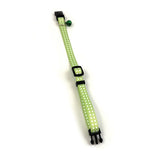 Happy pet tabby patch collar cat diamond green