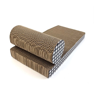 Happy Pet Tabby Patch Scratching Mat Chaise Lounge Karton