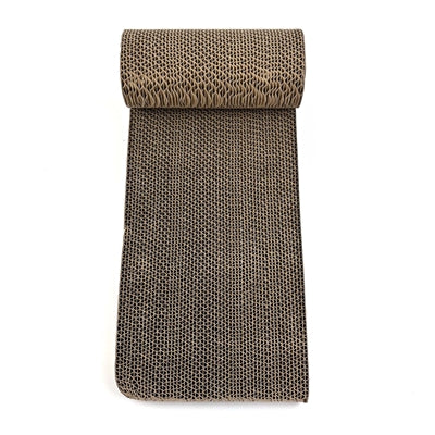 Happy Pet Tabby Patch Scratching Mat Chaise Lounge Karton