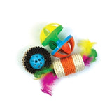 Happy pet tabby patch ratchet roller scratch toy