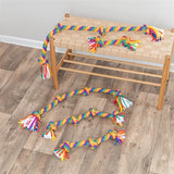 Trixie rope toy rainbow