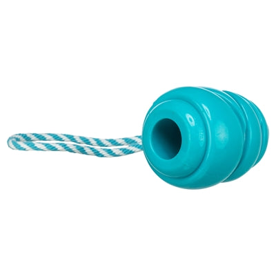 Trixie jumper cone on rope super strong TPR petrol