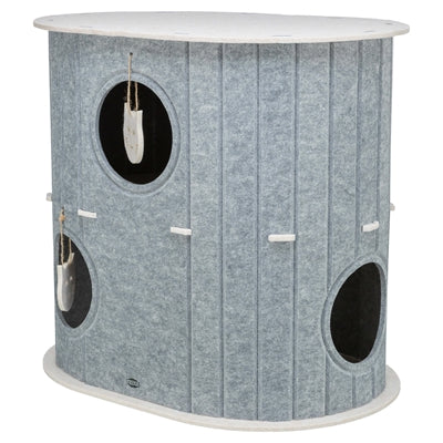 Trixie Play Box Mara Oval Felt Sand Grey